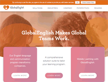 Tablet Screenshot of globalenglish.com